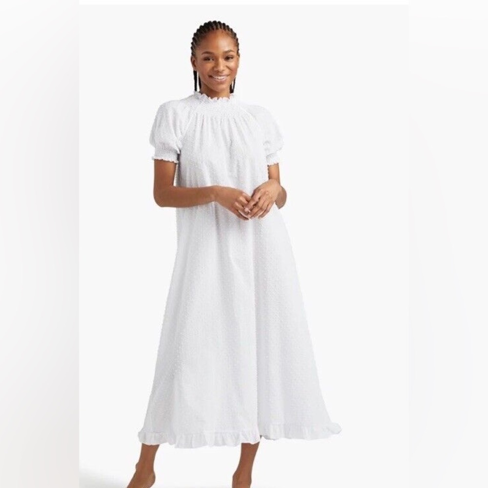 Hill House Home Caroline Nap Dress Swiss Dot
